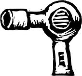 Clip Art of , hair dryer, appliance, u15751468 - Search Clipart