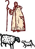 Clipart of Shepherd shepherd - Search Clip Art, Illustration Murals ...